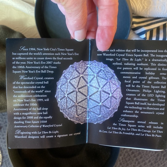 Waterford THE TIMES SQUARE BALL 💯th ANNIVERSARY COLLECTION ORNAMENT 🌞 CATCHER - Picture 10 of 13